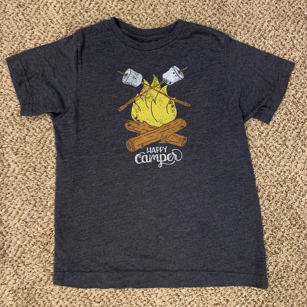 Youth Happy Camper Tshirt Size 8